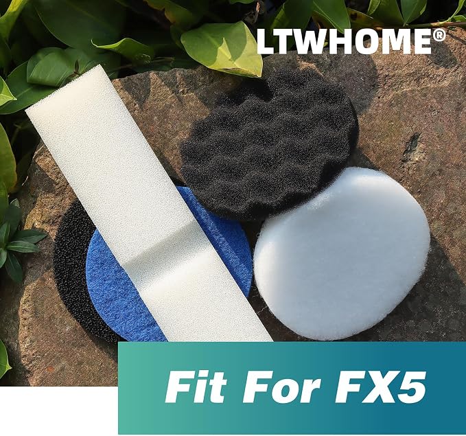 LTWHOME Foam Filter Set, Fine Filters, Carbon Filters, Bio-Foam Filters and - Image 2