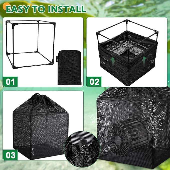 Pond Filter Bag, Pump Barrier Bag, Anti-Clogging Cube Filter Box - Image 7