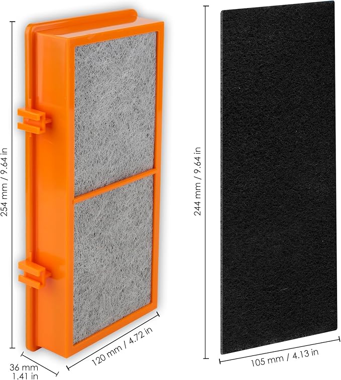 AER1 Filter 4 HEPA Filters + 8 Carbon Booster Filters Compatible - Image 7