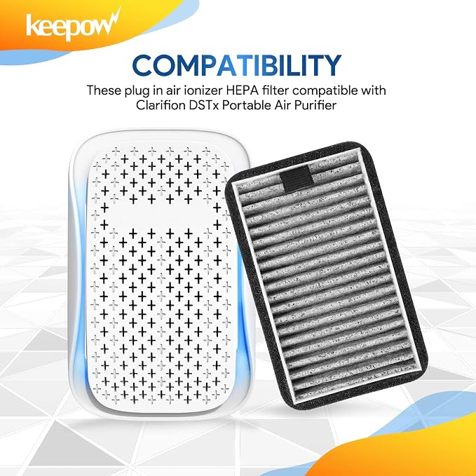 KEEPOW DSTx HEPA +Carbon Filters Replacement Compatible - Image 2