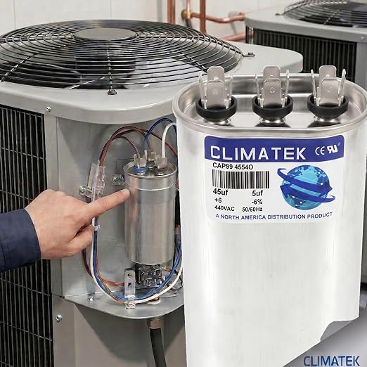 ClimaTek 45 + 5 MFD 370/440 Volt Dual Run Capacitor CAP99-4554O | 45/5 VAC | - Image 4