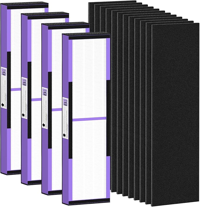 4+12 Pack FLT4850PT Hepa Filter B Replacement by Cabiclean