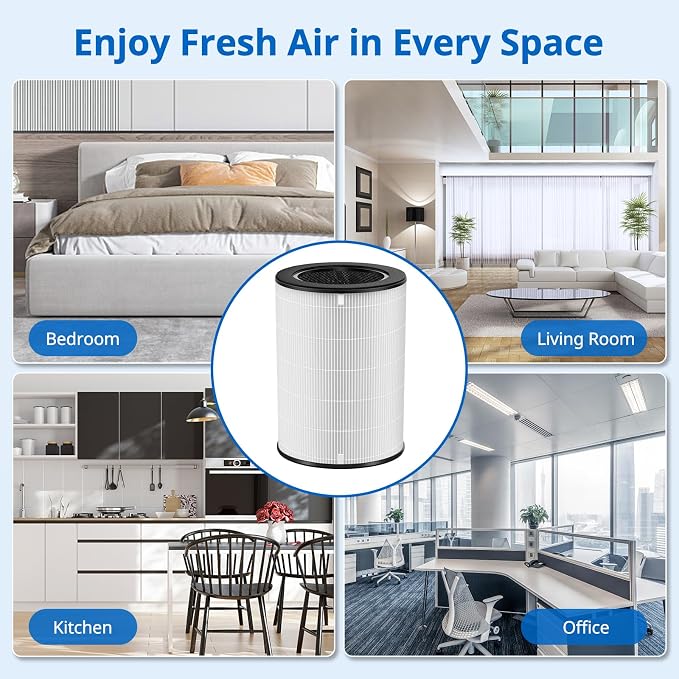 2 Pack AP-T45 AP-T40FL HEPA Replacement Filter Compatible - Image 8