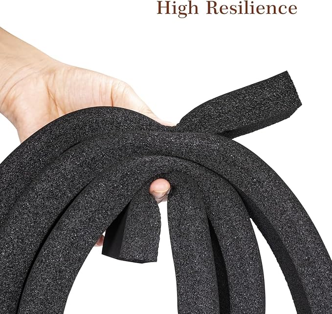 Yotache Open Cell Foam Air Conditioner Insulation Seal Strip 4 Pcs 1"x1" - Image 4