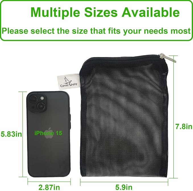 10 Pcs 5.9" x 7.8" Aquarium Filter Media Bags Large, Fish Tank Media Mesh - Image 3