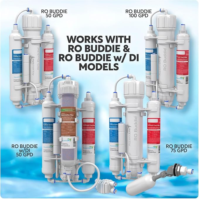 Aquatic Life RO Buddie Reverse Osmosis Aquarium Water Filter Replacement - Image 2