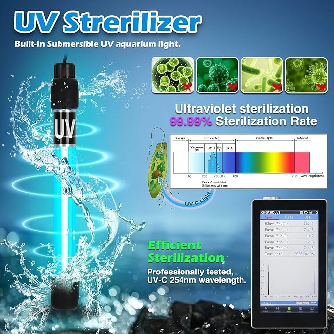 Aquarium U-V Filter Dual Spout 600GPH - Image 4