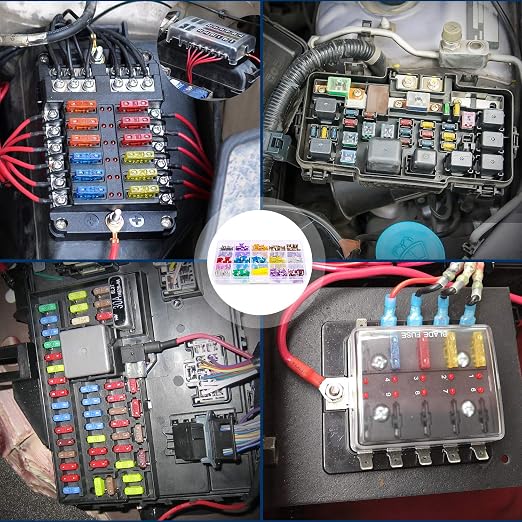 Nilight - 50014R 140pcs Low Profile Mini Blade Fuse Assortment, 2A 3A 5A 7.5A - Image 8