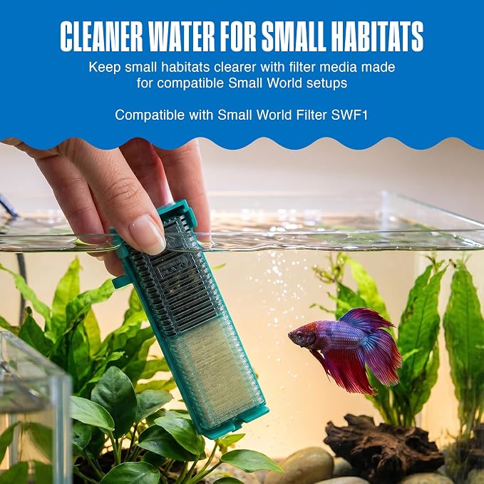 Penn-Plax Small World Replacement Aquarium Filter Media – Safe - Image 2