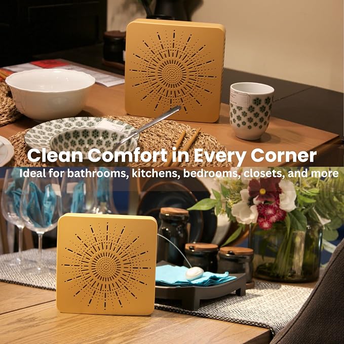 4-in-1 Portable Air Purifier HEPA Filter, Ionizer & Mini Fan – USB-C Desktop - Image 7