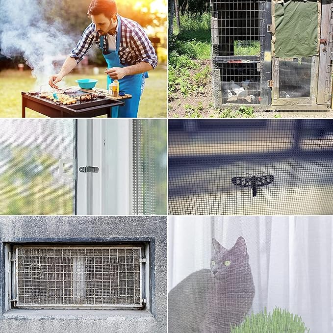 Stainless Steel Woven Wire Mesh, 14 Mesh Rodent Control Cage Net Garden Insect - Image 6