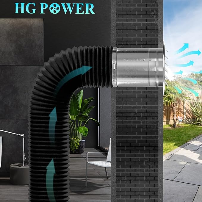 Stainless Steel Soffit Vents 4 Inch, HG Power Round Vent Cover - Image 6