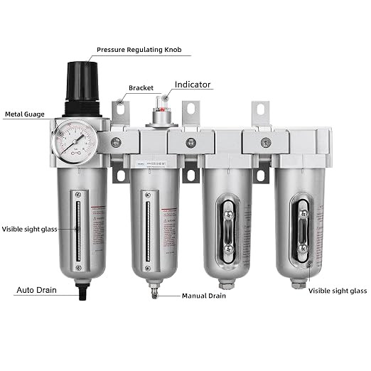 NANPU 1/2" NPT Industrial Grade 4 Stage Air Drying System - Image 2