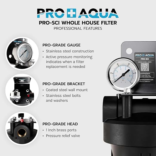 PRO+AQUA PRO-SCI-S35E Whole House Water Filter & Softener Bundle | 35, 000 - Image 5