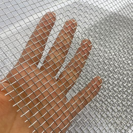 2PACK 304 Pretty Sturdy 12” X 24”, 5 Mesh Wire Mesh Screen, Stainless Screen by ValchooseLLC