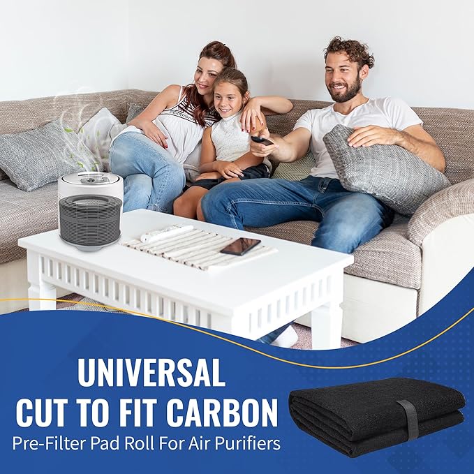 CFS - Pack of 4, Universal Cut to Fit Carbon Pre-Filter Pad Roll - Image 2