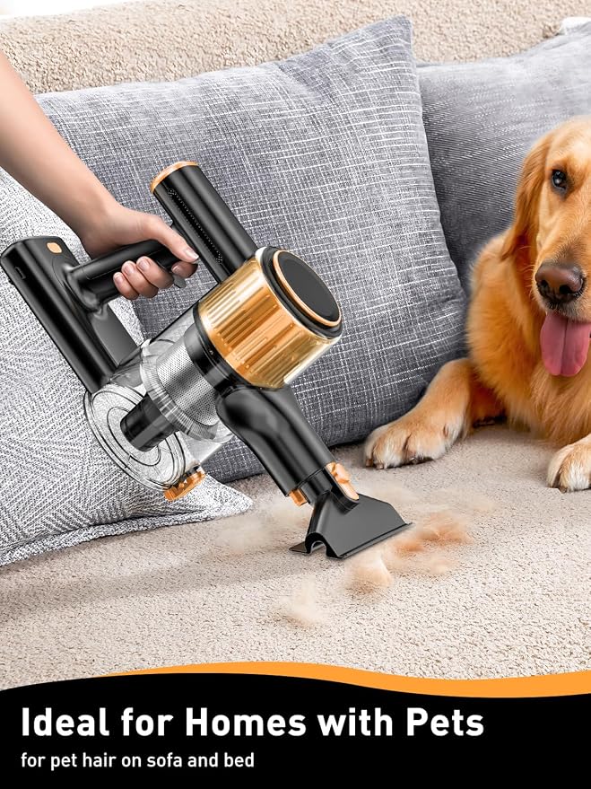 Cordless Vacuum Cleaner, 40Kpa 8 in 1 Powerful Suction Lightweight Stick Vacuum - Image 5