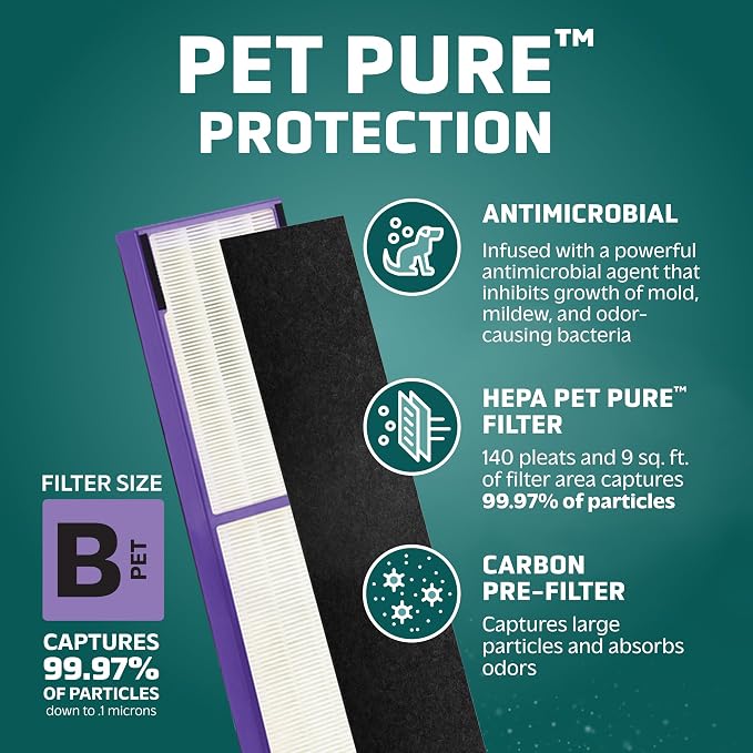 Germ Guardian FLT4850PT True HEPA Genuine Air Purifier Replacement Filter B - Image 2
