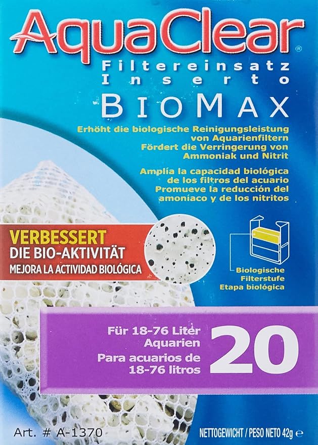 Aqua Clear AquaClear 20 BioMax, Aquarium Filter Replacement Media by Fluval
