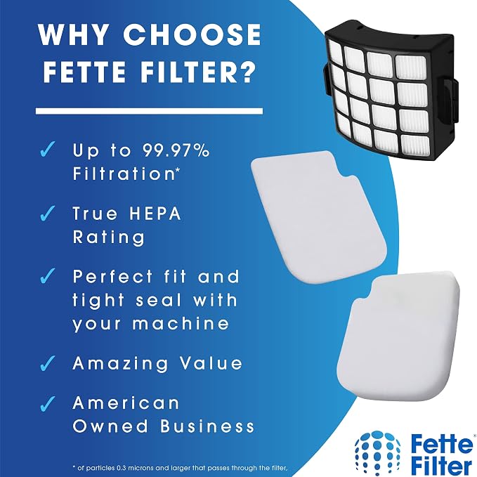 Fette Filter - AZ3002 for Shark Stratos AZ3002 AZ3000 AZ3000W Upright Vacuum - Image 4