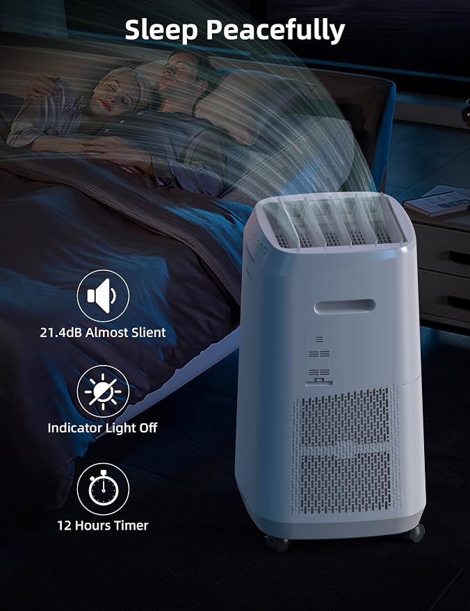 Nuwave OxyPure ZERO Smart Air Purifier, Large Area up to 2, 002 Sq Ft, Dual - Image 7