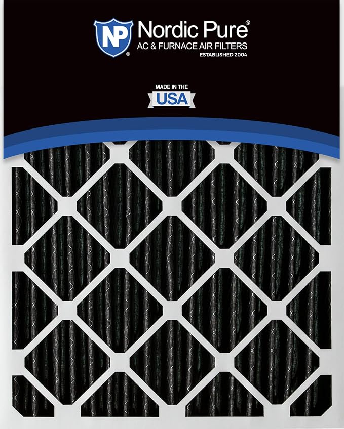 Nordic Pure 25x25x2 Furnace Air Filters MERV 10 Pleated Plus Carbon 3 Pack - Image 5