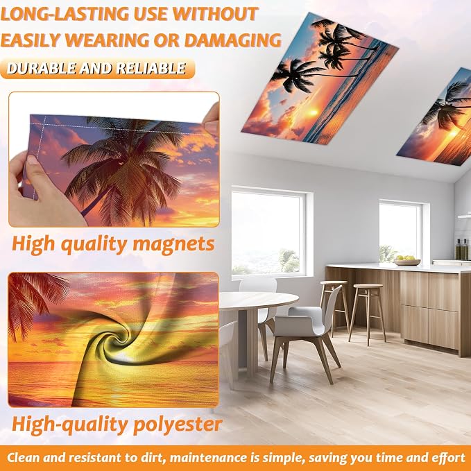 Wiooffen 6 Pcs Fluorescent Light Covers - Image 3