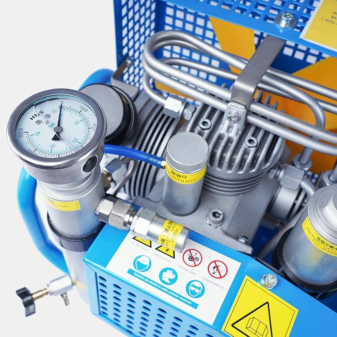 TUXING 6000Psi 40Mpa Pcp Air Compressor High Pressure Gauge Thread Air - Image 2