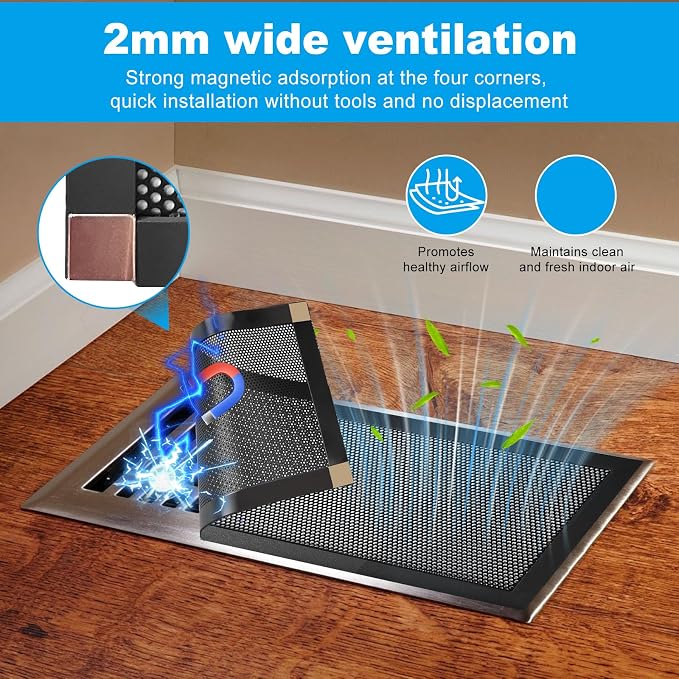 4-Pack 7"x13" Powerful Magnetic Vent Covers - Image 3