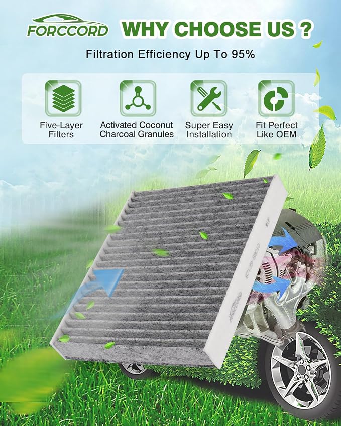 Cabin & Engine Air Filter Fit for 2022-2026 Toyota Tundra 3.5L, 2023-2026 - Image 6