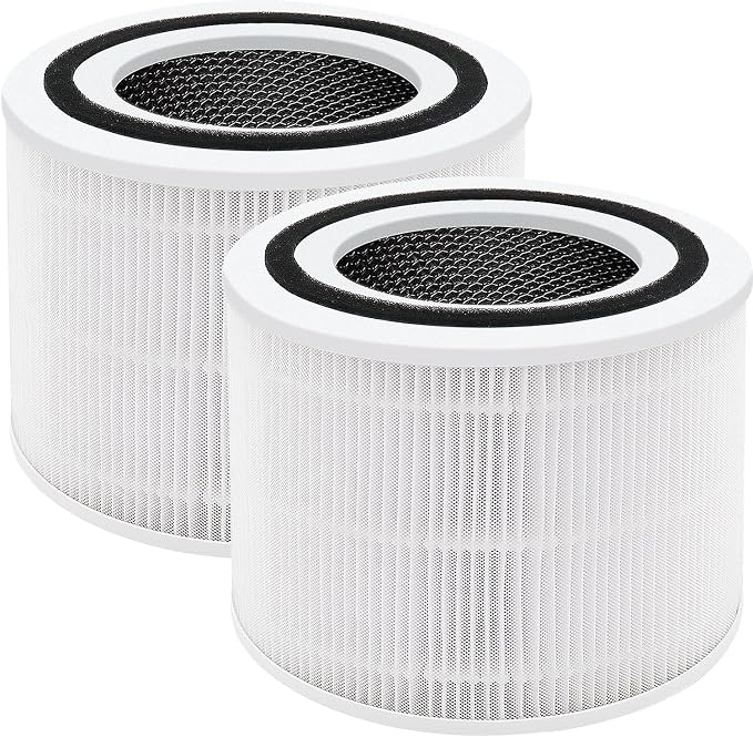 2 Pack Replacement Air Purifier Filters by LAUKOWIND