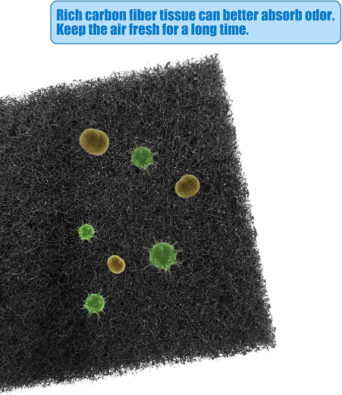 Universal Compost bin Carbon Odor Filter, Activated Odor Control Charcoal Filter - Image 3