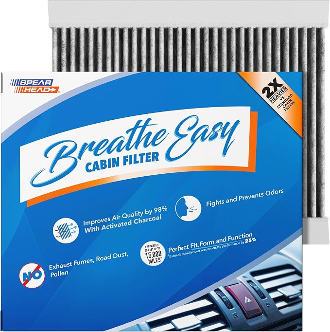 Spearhead Odor Defense Breathe Easy Cabin Filter | Fits 24-25 Tonale, 23-25 by SPEARHEAD