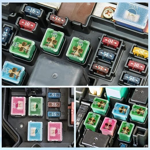 Nilight 30pcs Jcase Car Fuse Assortment Kit Low Tall STD Profile Box Shaped - Image 7
