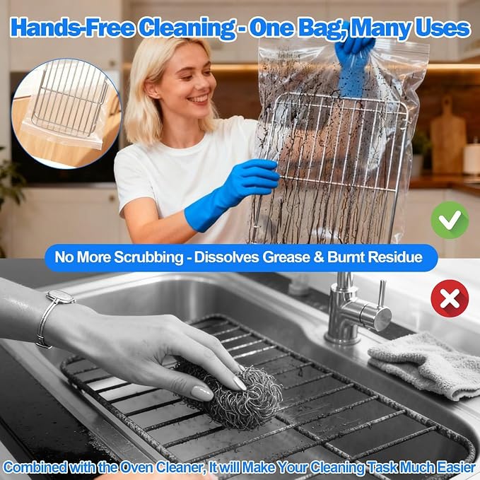RackRescue - Professional Oven Grate Washing Bags | 10 Piece Large Capacity - Image 6