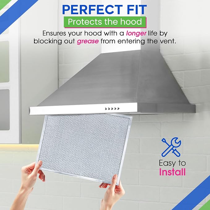 Bagean Stove Hood Vent Filter 11.8" x 14.3" BPS1FA30 - Image 5