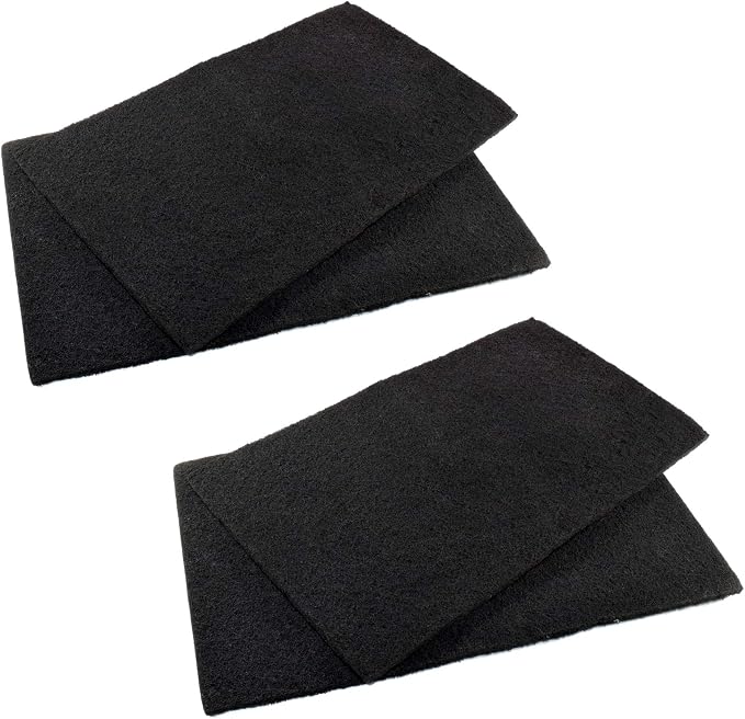 HQRP 4-Pack 18x10 Activated Carbon Filter Media Pad by HQRP