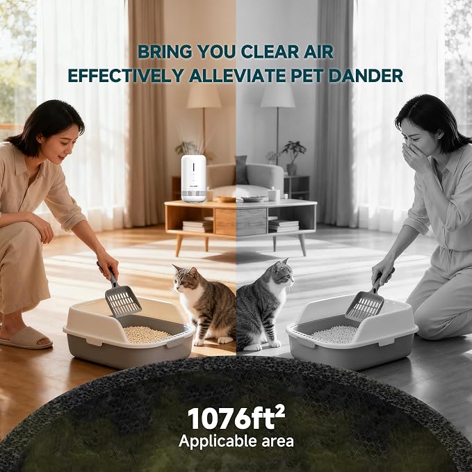 Portable HEPA Air Purifier Energy-Saving Mode, One Touch Operation, Lightweight - Image 5