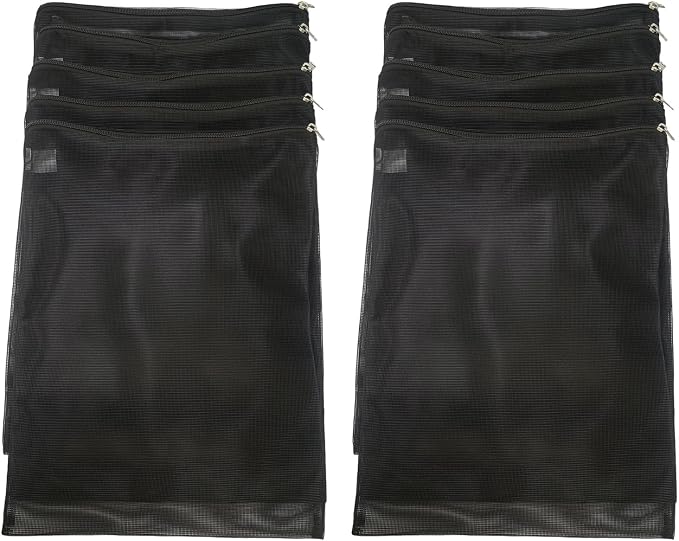 10 Pcs 12.2" x 15.9" Filter Media Bags, Extra Large Fish Tank Media Mesh by CoverGeny