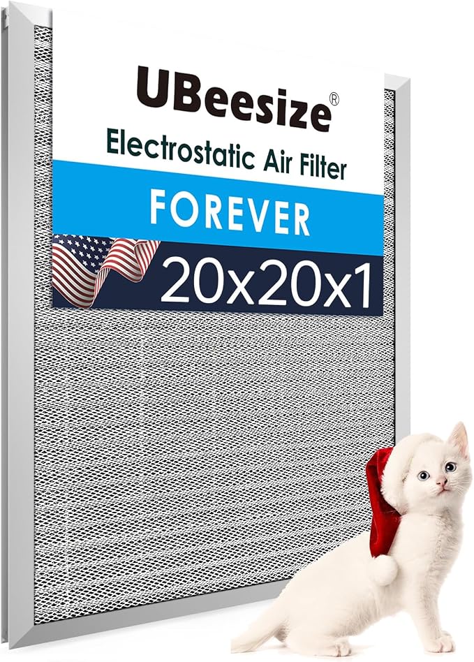 UBeesize 20x20x1 Reusable Air Filter by UBeesize