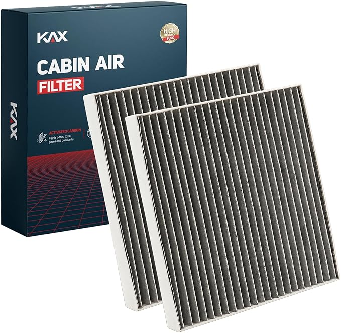 KAX HEPA Cabin Air Filter with Activated Carbon, CF10285 CP285 Replacement by KAX