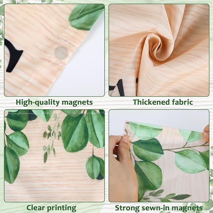 QOUBAI 4PCS Fluorescent Light Covers, 4x2 Feet Magnetic Light Cover Fluorescent - Image 3