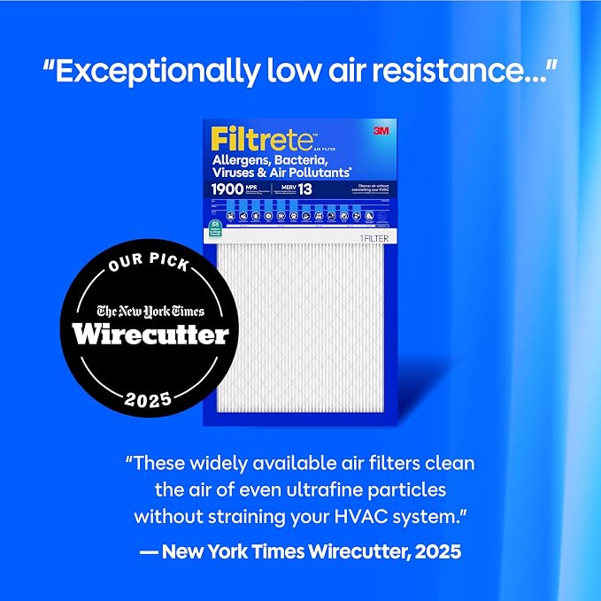 Filtrete 20x25x1 AC Furnace Air Filter, MERV 13, MPR 1900, Premium Allergen - Image 3
