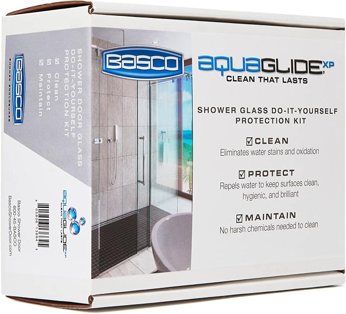 Basco AquaGlideXP Shower Door Glass Water Repellent Kit