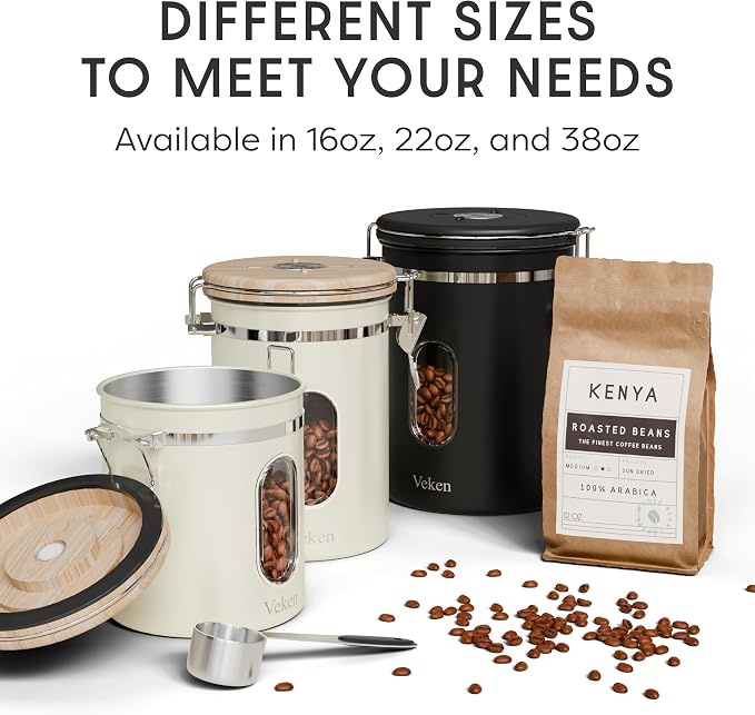 Veken Coffee Sugar Canister - Image 6