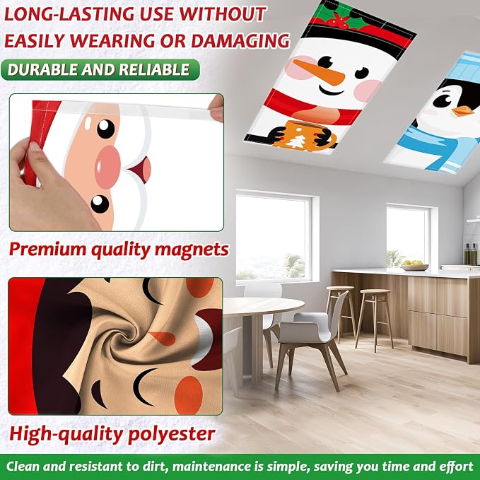 8 Pcs Fluorescent Light Covers - Image 3