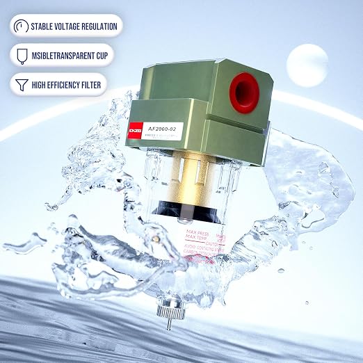 NPT 1/4 Air Pump Filter Pneumatic Water Trap - Image 7