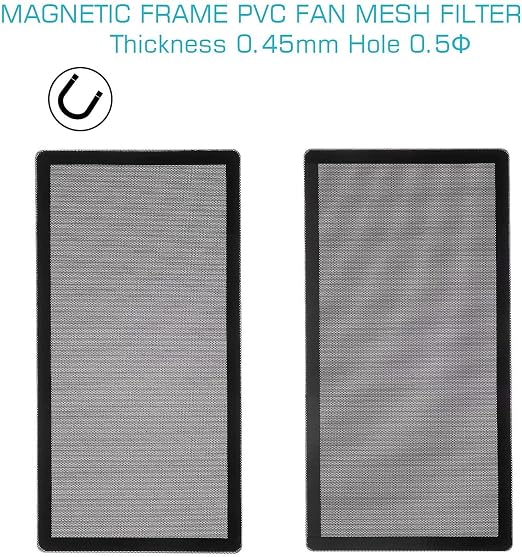 360mm 120mm x 2 PC Fan Dust Mesh Filter 4.72inch PVC Computer PC Case Dust - Image 3