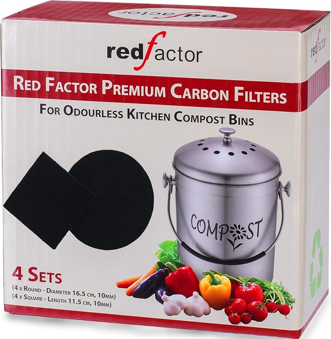 RED FACTOR 8 Pack Extra Thick Charcoal Filters - Image 5