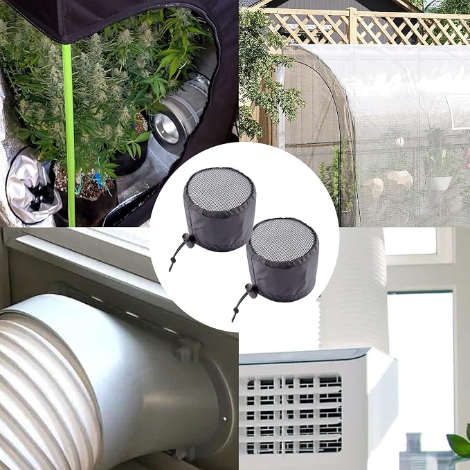 Grow Tents Vent Cover, Easy Installation, Dustproof Duct Filter, Flexible - Image 5